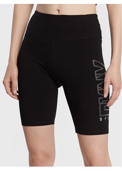 DKNY Sport Kolarki DP2S5030 Czarny Slim Fit ze sklepu MODIVO w kategorii Szorty - zdjęcie 181044815