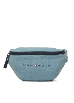 Tommy Hilfiger Saszetka nerka Th Essential Denim Bumbag AU0AU01976 Niebieski ze sklepu MODIVO w kategorii Saszetki - zdjęcie 181044849