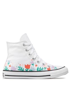 Converse Trampki Chuck Taylor All Star Crafted Florals 572706C Biały ze sklepu MODIVO w kategorii Trampki damskie - zdjęcie 181044985