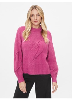 YAS Sweter 26031213 Różowy Regular Fit ze sklepu MODIVO w kategorii Swetry damskie - zdjęcie 181045196