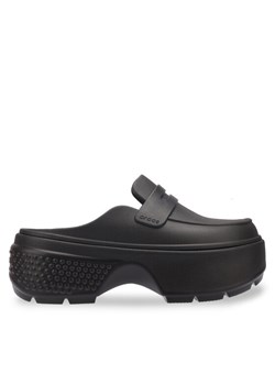 Crocs Klapki Stomp Loafer Clog 209937 Czarny ze sklepu MODIVO w kategorii Klapki damskie - zdjęcie 181045236