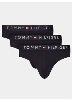 Tommy Hilfiger Komplet 3 par slipów UM0UM03182 Granatowy ze sklepu MODIVO w kategorii Majtki męskie - zdjęcie 181045259