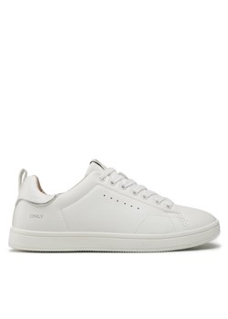 ONLY Sneakersy Onlshilo 15184294 Biały ze sklepu MODIVO w kategorii Trampki damskie - zdjęcie 181045278