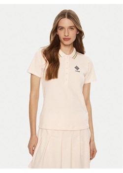 Guess Polo V5RP02 KCOK1 Écru Regular Fit ze sklepu MODIVO w kategorii Bluzki damskie - zdjęcie 181045325