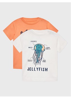 Zippy Komplet 2 t-shirtów ZBBAP0303 23016 Kolorowy Regular Fit ze sklepu MODIVO w kategorii Koszulki niemowlęce - zdjęcie 181045329