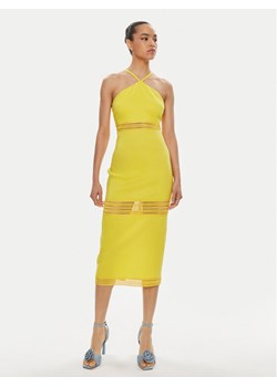 Patrizia Pepe Sukienka letnia 2A2729/A268-Y447 Żółty Slim Fit ze sklepu MODIVO w kategorii Sukienki - zdjęcie 181045385