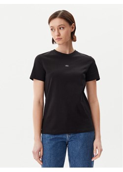 Calvin Klein Jeans T-Shirt J20J225243 Czarny Regular Fit ze sklepu MODIVO w kategorii Bluzki damskie - zdjęcie 181045465