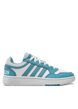 adidas Sneakersy Hoops 3.0 IH0175 Niebieski ze sklepu MODIVO w kategorii Buty sportowe damskie - zdjęcie 181045469