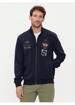 Aeronautica Militare Bluza 241FE1881F501 Granatowy Regular Fit ze sklepu MODIVO w kategorii Bluzy męskie - zdjęcie 181045655