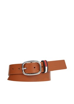 Tommy Jeans Pasek Damski Tjw Oval Co Shape 3.0 AW0AW15484 Brązowy ze sklepu MODIVO w kategorii Paski damskie - zdjęcie 181045656