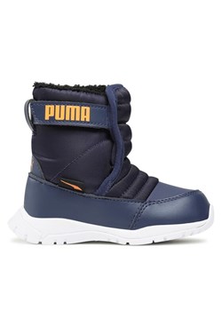 Puma Śniegowce Nieve Boot WTR AC Inf 380746 06 Granatowy ze sklepu MODIVO w kategorii Buty zimowe dziecięce - zdjęcie 181045726