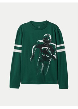 Gap Bluzka 490175-03 Zielony Regular Fit ze sklepu MODIVO w kategorii T-shirty chłopięce - zdjęcie 181045786