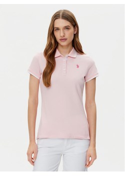U.S. Polo Assn. Polo WUP0812 Różowy Regular Fit ze sklepu MODIVO w kategorii Bluzki damskie - zdjęcie 181045816