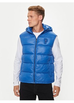 KARL LAGERFELD Kamizelka Vest 505091 543590 Niebieski Regular Fit ze sklepu MODIVO w kategorii Kamizelki męskie - zdjęcie 181045898