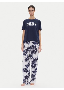 DKNY Piżama YI70052 Granatowy Regular Fit ze sklepu MODIVO w kategorii Piżamy damskie - zdjęcie 181045945