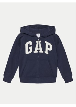 Gap Bluza 744384-02 Granatowy Regular Fit ze sklepu MODIVO w kategorii Bluzy chłopięce - zdjęcie 181046119