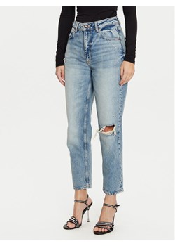 Guess Jeansy W5RA21 D5LR2 Niebieski Straight Leg ze sklepu MODIVO w kategorii Jeansy damskie - zdjęcie 181046135