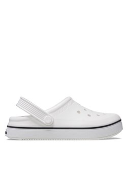 Crocs Klapki Crocs Crocband Clean Clog Kids 208477 Biały ze sklepu MODIVO w kategorii Sandały dziecięce - zdjęcie 181046165
