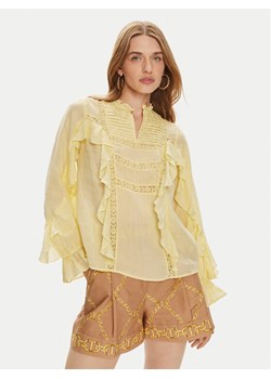 TWINSET Bluzka 241TP2530 Żółty Relaxed Fit ze sklepu MODIVO w kategorii Bluzki damskie - zdjęcie 181046196
