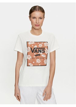 Vans T-Shirt Tropic Fill Floral Bff VN000GGW Écru Regular Fit ze sklepu MODIVO w kategorii Bluzki damskie - zdjęcie 181046249