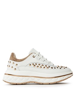Guess Sneakersy Kyra FLPKYR LEM12 Biały ze sklepu MODIVO w kategorii Buty sportowe damskie - zdjęcie 181046268