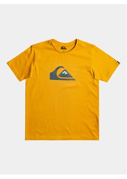 Quiksilver Bluzka Complogo Tees EQBZT04369 Żółty Regular Fit ze sklepu MODIVO w kategorii T-shirty chłopięce - zdjęcie 181046269