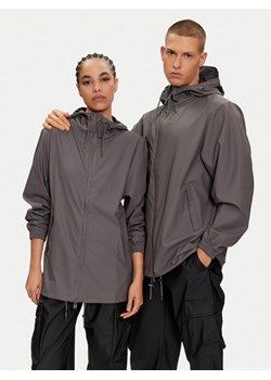 Rains Kurtka przeciwdeszczowa Storm Breaker W3 18370 Szary Regular Fit ze sklepu MODIVO w kategorii Kurtki męskie - zdjęcie 181046317