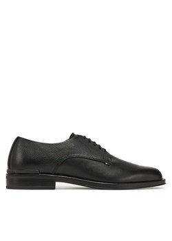 Tommy Hilfiger Półbuty Core Hilfiger Leather Shoe FM0FM05375 Czarny - id: 0000305154552 - marki Tommy Hilfiger - 181046326 Tommy Hilfiger Półbuty Core Hilfiger Leather Shoe FM0FM05375 Czarny ze sklepu MODIVO w kategorii Buty eleganckie męskie - zdjęcie 181046326