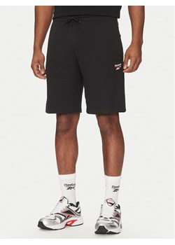Reebok Szorty sportowe 100221791 Czarny Regular Fit ze sklepu MODIVO w kategorii Spodenki męskie - zdjęcie 181046406
