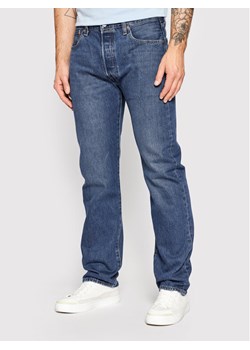 Levi's® Jeansy 501® 00501-3322 Granatowy Original Fit ze sklepu MODIVO w kategorii Jeansy męskie - zdjęcie 181046448