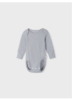 Reima Body dziecięce Utu 5200069A Szary Regular Fit ze sklepu MODIVO w kategorii Body niemowlęce - zdjęcie 181046518