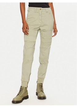 Aeronautica Militare Spodnie materiałowe 242PA1616DCT3419 Zielony Regular Fit ze sklepu MODIVO w kategorii Spodnie damskie - zdjęcie 181046565