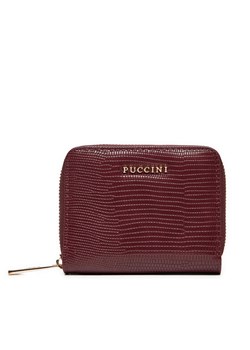 Puccini Mały Portfel Damski BLP838B Bordowy ze sklepu MODIVO w kategorii Portfele damskie - zdjęcie 181046679