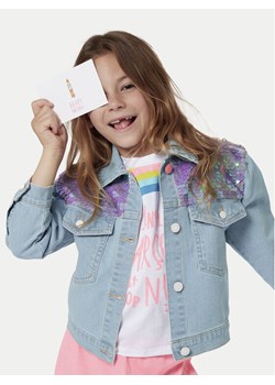 Billieblush Kurtka jeansowa U20372 Niebieski Regular Fit ze sklepu MODIVO w kategorii Kurtki dziewczęce - zdjęcie 181046715