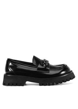 Badura Loafersy LINDA-WGA3313-1Z Czarny ze sklepu MODIVO w kategorii Lordsy damskie - zdjęcie 181046775