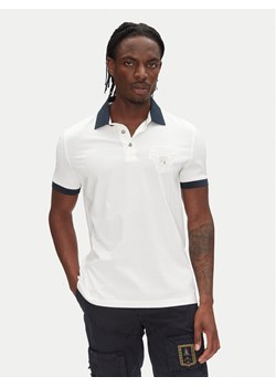Aeronautica Militare Polo 251PO1863J682 Biały Regular Fit ze sklepu MODIVO w kategorii T-shirty męskie - zdjęcie 181046867