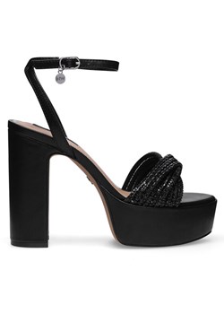Nine West Sandały WFA2736-1 Czarny ze sklepu MODIVO w kategorii Sandały damskie - zdjęcie 181046908