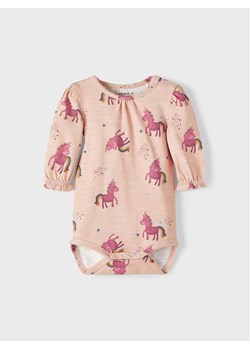 NAME IT Body dziecięce 13212663 Różowy ze sklepu MODIVO w kategorii Body niemowlęce - zdjęcie 181047267