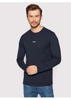 Boss Longsleeve TChark 50473286 Granatowy Regular Fit ze sklepu MODIVO w kategorii T-shirty męskie - zdjęcie 181047379