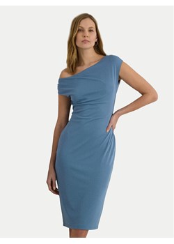 Lauren Ralph Lauren Sukienka koktajlowa 250933454002 Niebieski Slim Fit - id: 0000303704230 - marki Ralph Lauren - 181047455 Lauren Ralph Lauren Sukienka koktajlowa 250933454002 Niebieski Slim Fit ze sklepu MODIVO w kategorii Sukienki - zdjęcie 181047455