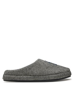 Tommy Hilfiger Kapcie Embroi Herringbone House Shoe FM0FM05539 Czarny ze sklepu MODIVO w kategorii Kapcie męskie - zdjęcie 181047477