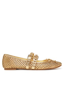 Guess Baleriny FLJKNN FAB02 Złoty ze sklepu MODIVO w kategorii Balerinki - zdjęcie 181047479