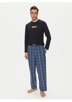 BOSS Piżama Easy Long Set 50535882 Granatowy Regular Fit ze sklepu MODIVO w kategorii Piżamy męskie - zdjęcie 181047706