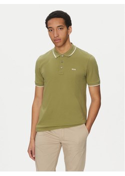 BOSS Polo Parlay 190 50494697 Zielony Regular Fit ze sklepu MODIVO w kategorii T-shirty męskie - zdjęcie 181047708