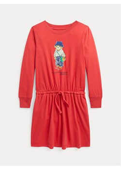 Polo Ralph Lauren Sukienka codzienna 312909702001 Czerwony Regular Fit ze sklepu MODIVO w kategorii Sukienki dziewczęce - zdjęcie 181047715
