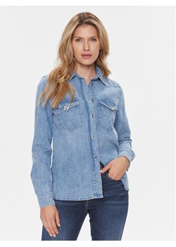 Guess Koszula jeansowa W4RH75 D59K1 Niebieski Regular Fit ze sklepu MODIVO w kategorii Koszule damskie - zdjęcie 181047897