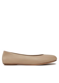 Weekend Max Mara Baleriny 2515521074600 Beżowy ze sklepu MODIVO w kategorii Balerinki - zdjęcie 181047998