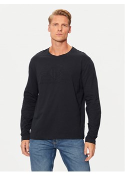 Gant Longsleeve Tonal Shield 2004041 Czarny Regular Fit ze sklepu MODIVO w kategorii T-shirty męskie - zdjęcie 181048018