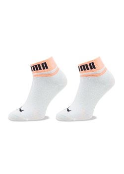 Puma Zestaw 2 par wysokich skarpet unisex Unisex New Heritage Quarter 2P 938021 Biały ze sklepu MODIVO w kategorii Skarpetki damskie - zdjęcie 181048029