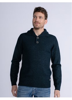 Petrol Industries Sweter M-3030-KWC217 Granatowy Regular Fit ze sklepu MODIVO w kategorii Swetry męskie - zdjęcie 181048045